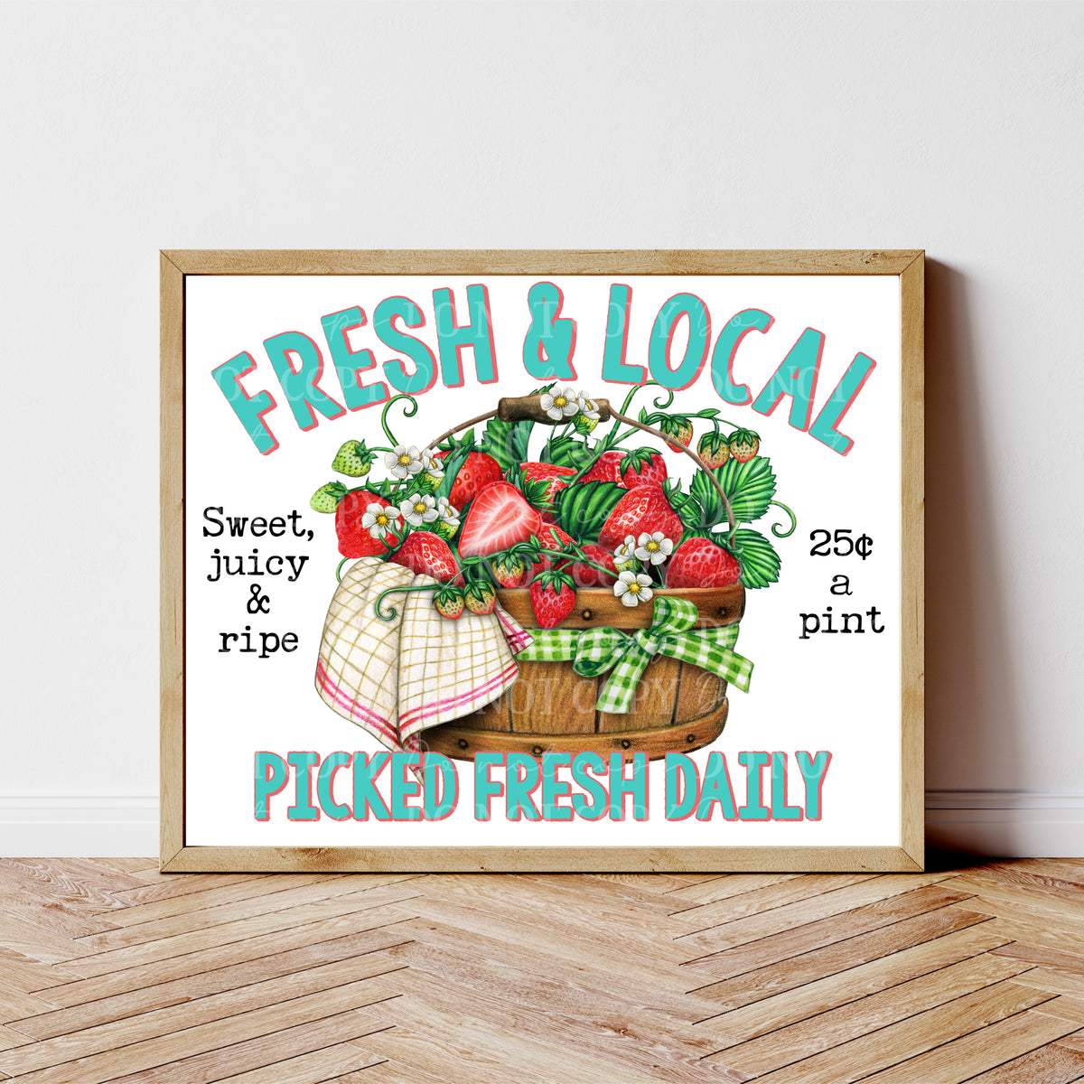 Fresh & Local Strawberries