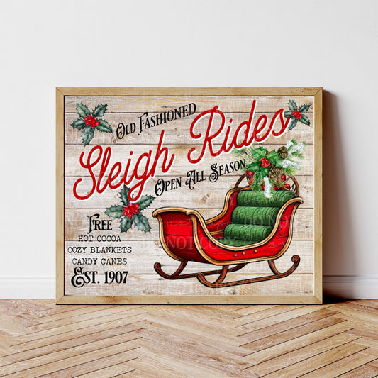 Old Fashioned Sleigh Rides