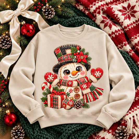 Snowman Christmas Cozy Stitches