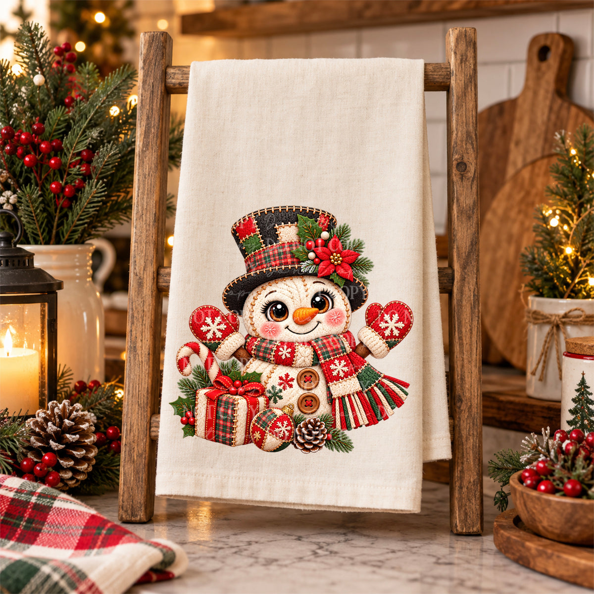 Snowman Christmas Cozy Stitches