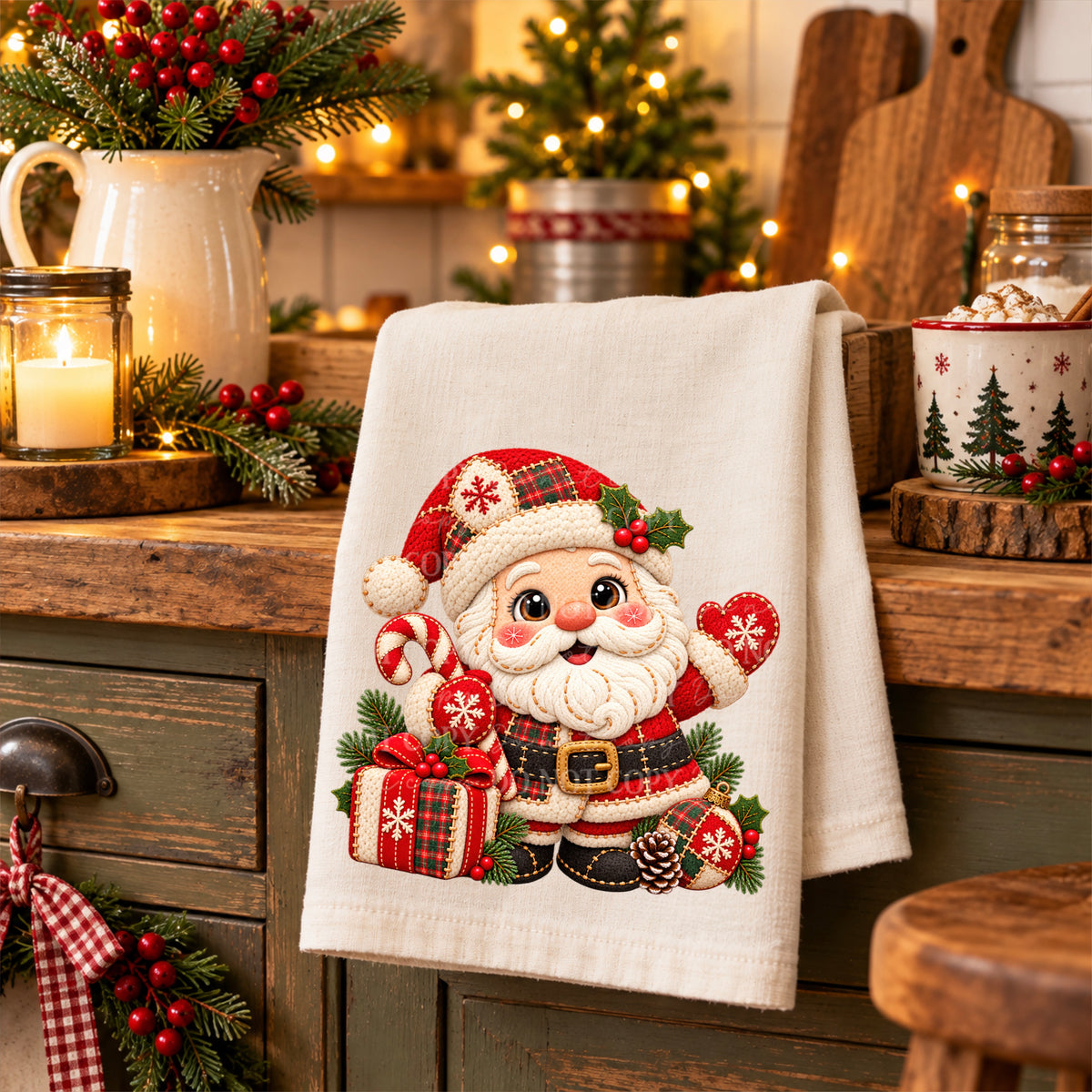 Santa Claus Christmas Cozy Stitches