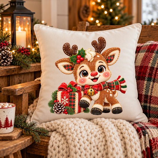 Reindeer Christmas Cozy Stitches