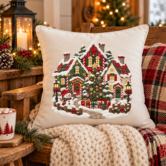 Christmas Winter Village Christmas Cozy Stitches