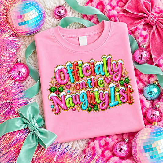 Officially on the Naughty List — Holly Jolly Doodles