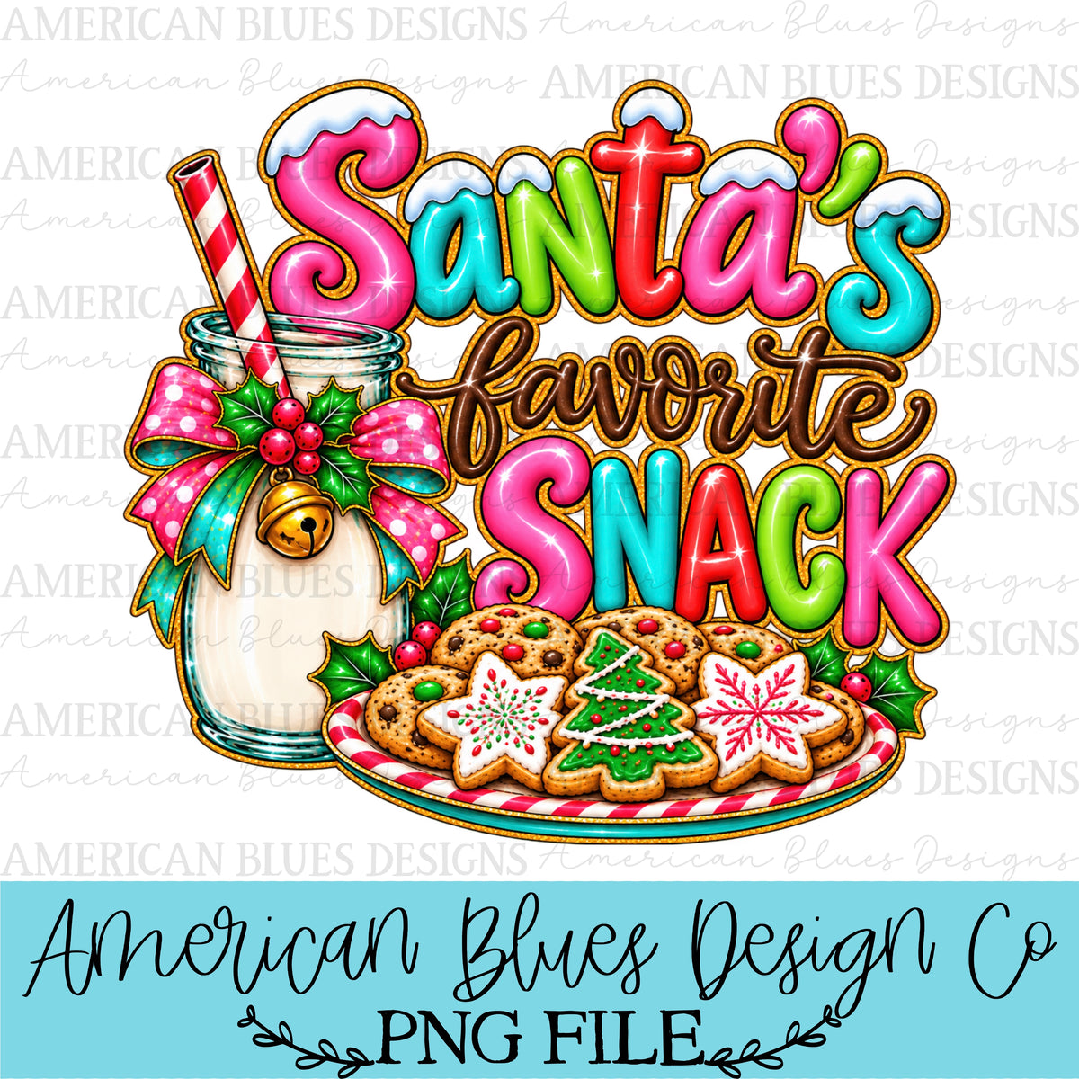 Santa’s Favorite Snack — Holly Jolly Doodles