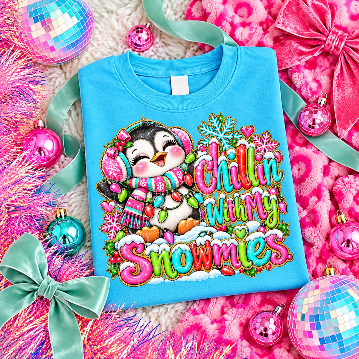 Chillin with my snowmies — Holly Jolly Doodles