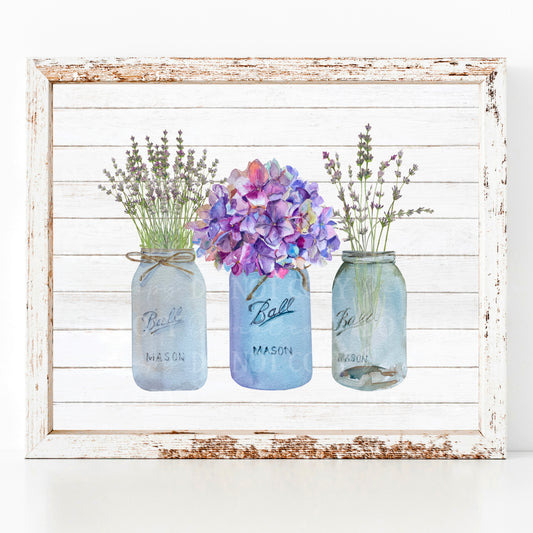 Mason Jar florals