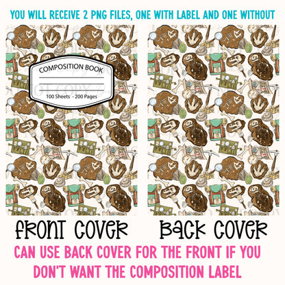 Paleontology Composition Notebook Cover
