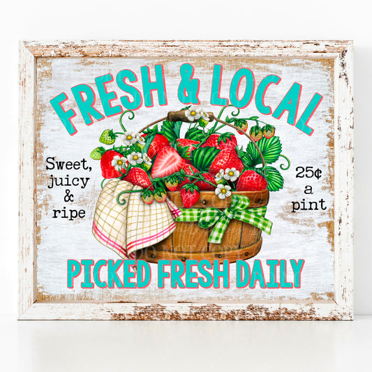 Fresh & Local Strawberries