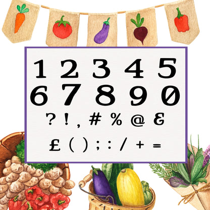 Vintage Farmstand Handwritten Font