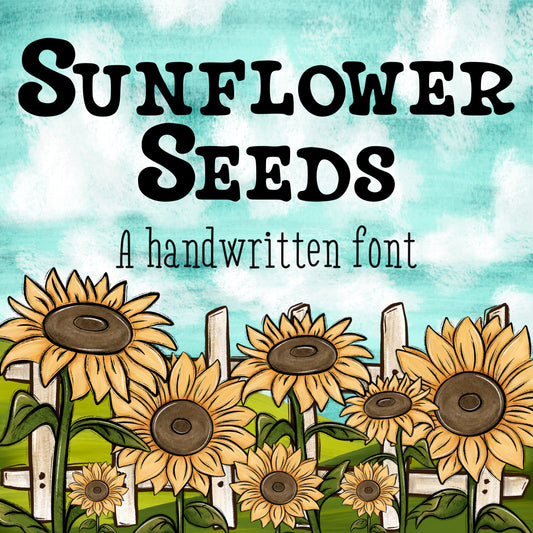 Sunflower Seeds Handwritten Font