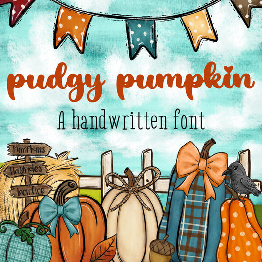 Pudgy Pumpkin Handwritten Font