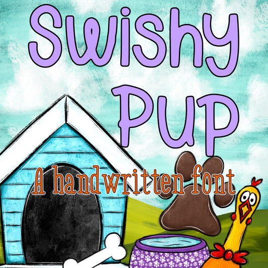 Swishy Pup Handwritten Font