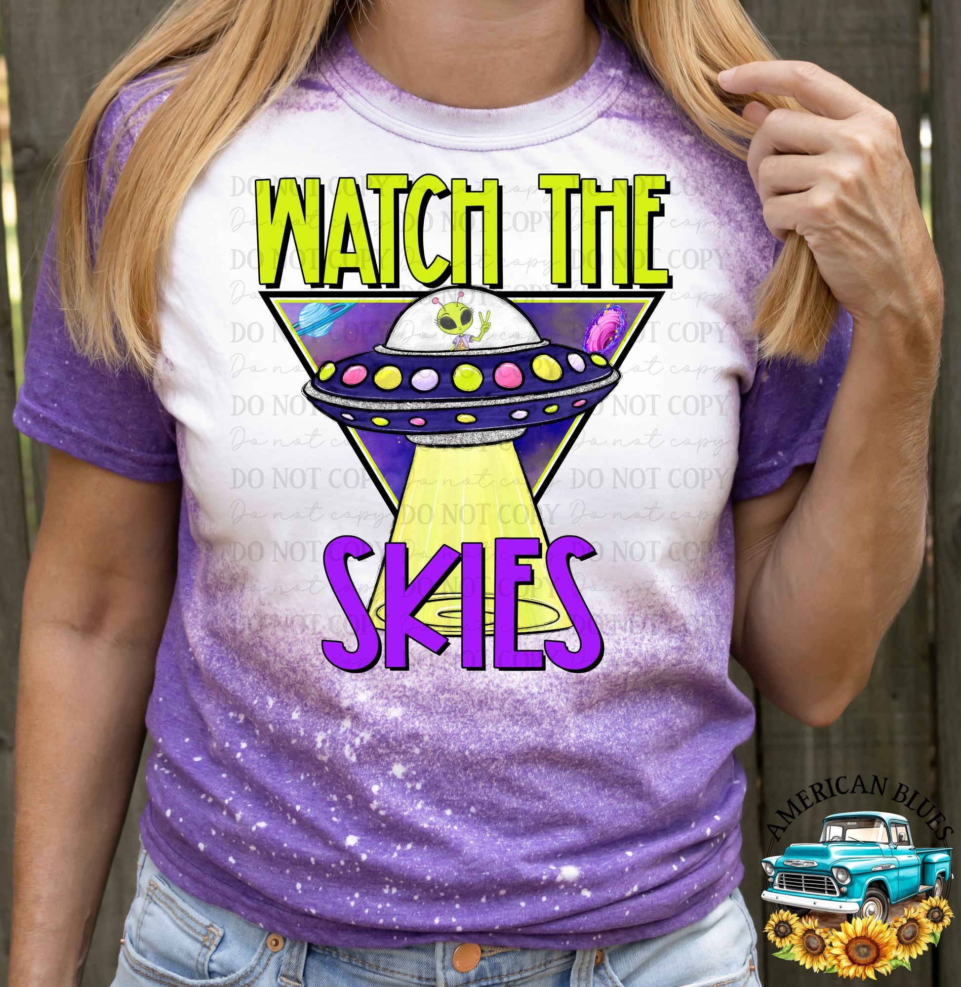 Watch the Skies Digital Design | American Blues Designs