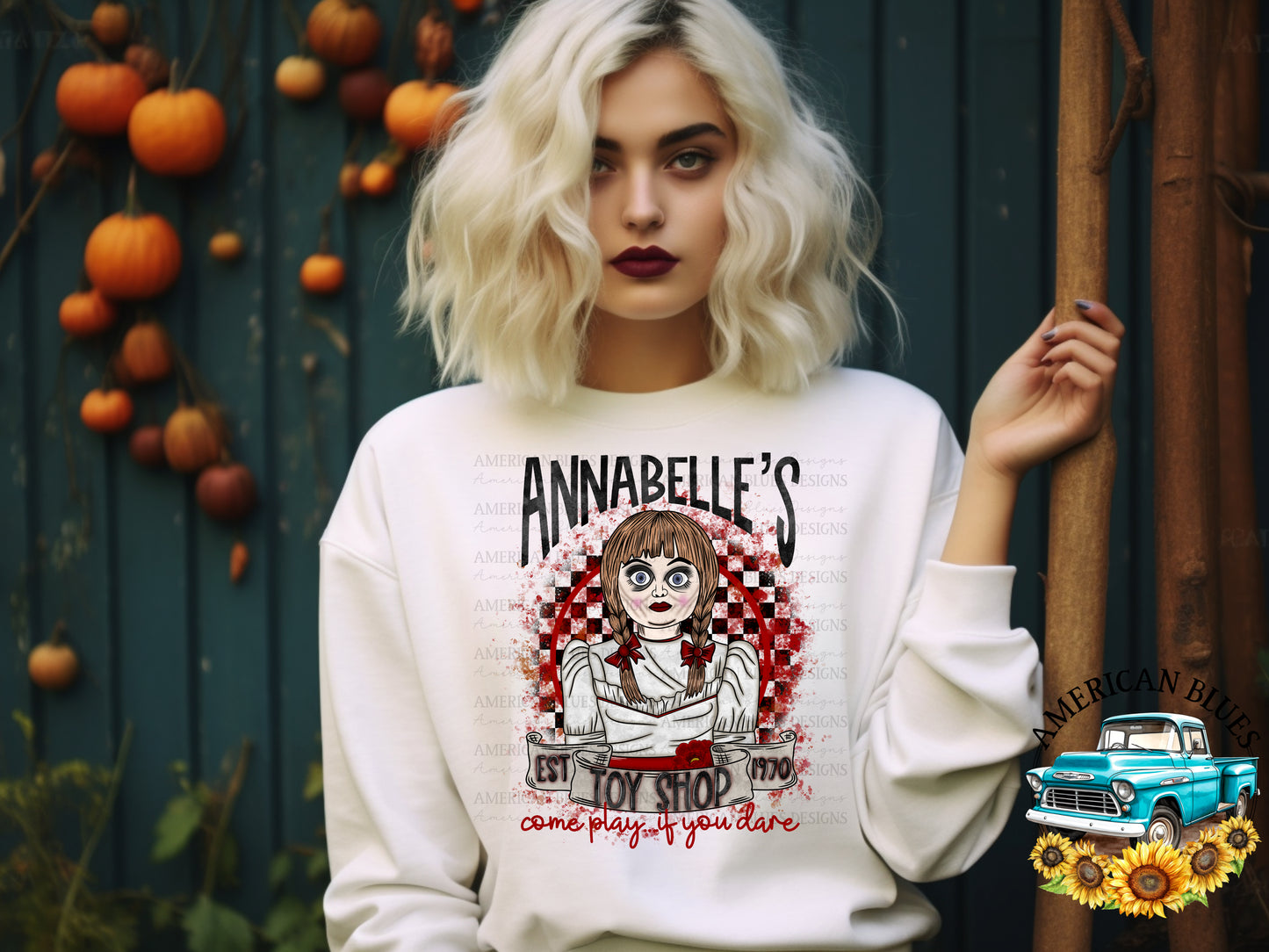 Annabelle's Toy Shop digital design | American Blues Designs 