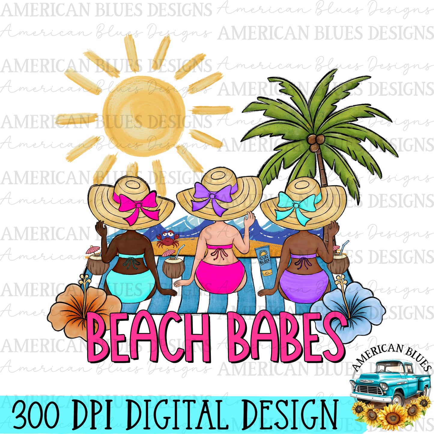 Beach Babes- Customize skin tones and babes!