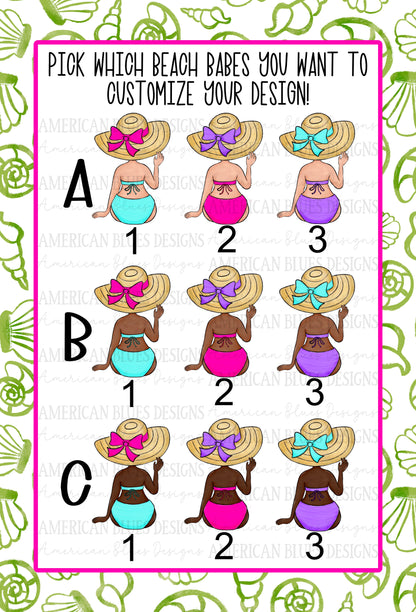 Beach Babes- Customize skin tones and babes!