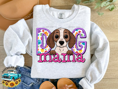 Dog mama Beagle digital design | American Blues Design