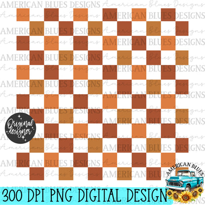 Fall checkered seamless pattern | American Blues Designs