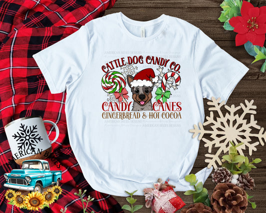 Christmas Dog Candy co digital design | American Blues Designs