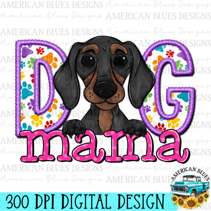 Dog mama Dachshund