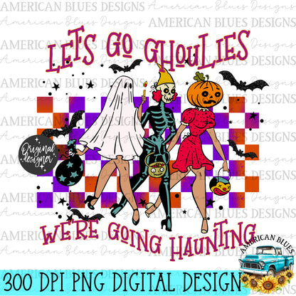 Let's go Ghoulies digital design Bundle | American Blues Designs