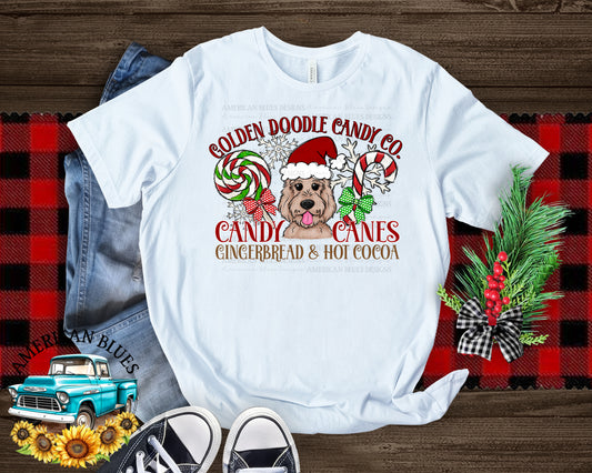 Christmas Dog Candy co digital design | American Blues Designs