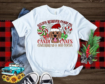 Christmas Dog Candy co digital design | American Blues Designs