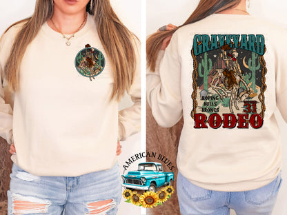 Graveyard Rodeo digital design | American Blues Designs 