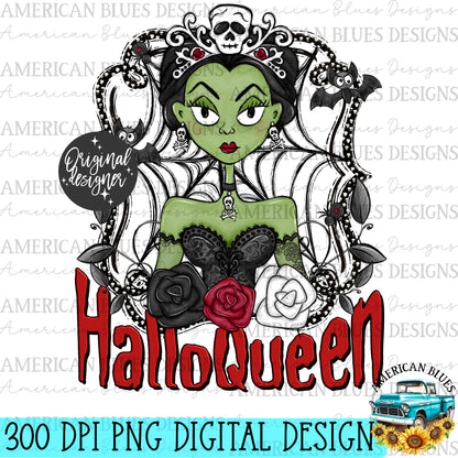 HalloQueen Bundle digital design | American Blues Designs