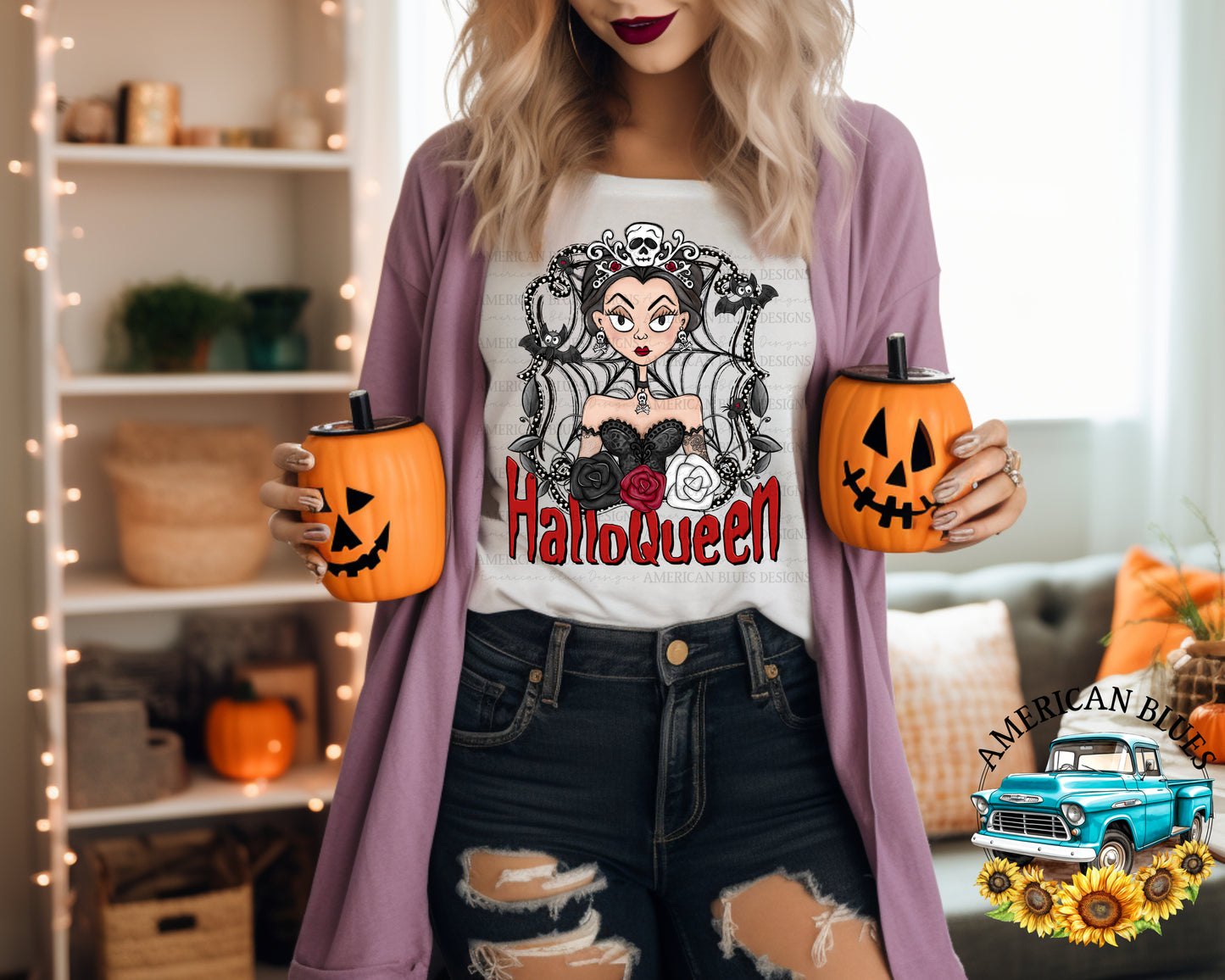 HalloQueen Bundle digital design | American Blues Designs