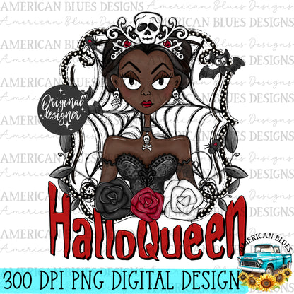 HalloQueen Bundle digital design | American Blues Designs