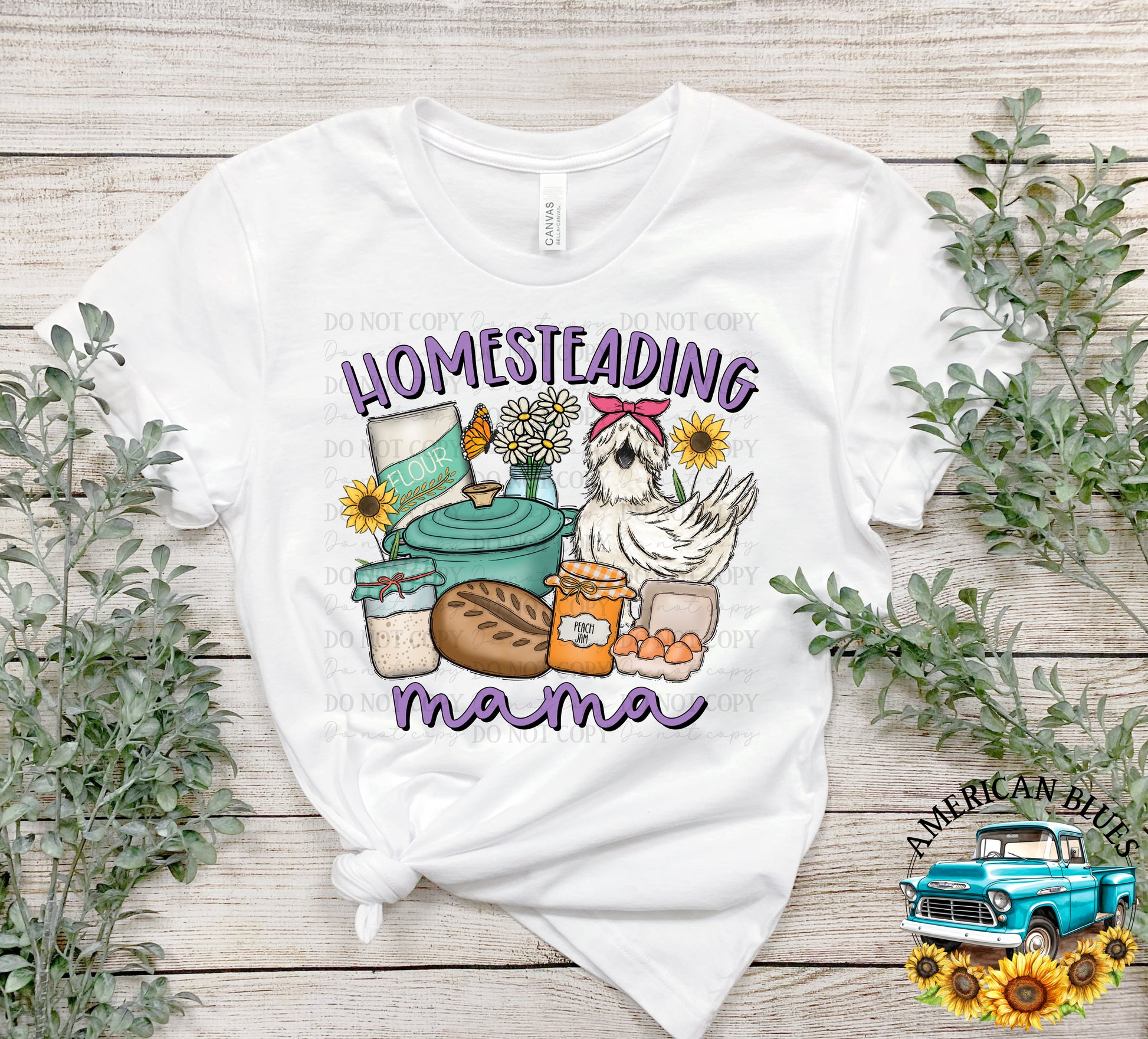 Homesteading mama digital design | American Blues Designs