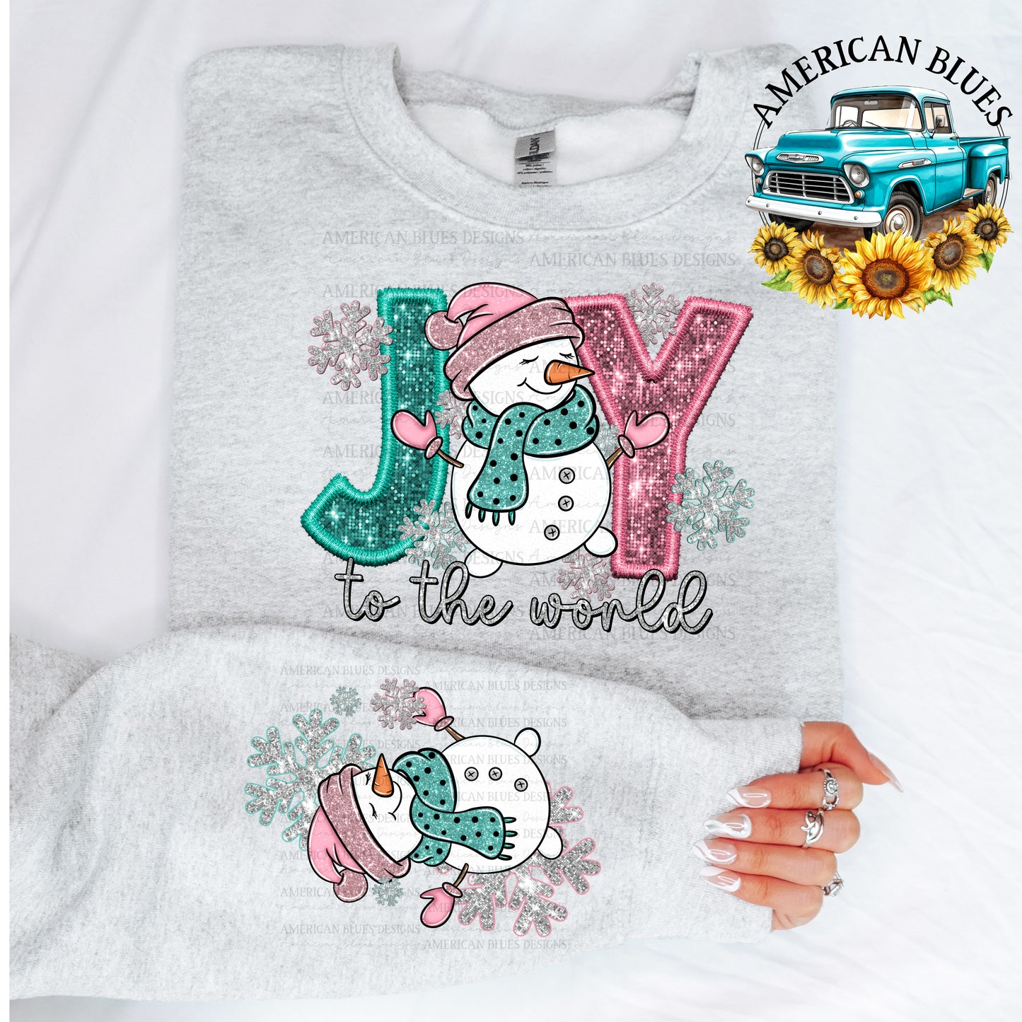 Joy to the world digital design | American Blues Designs 