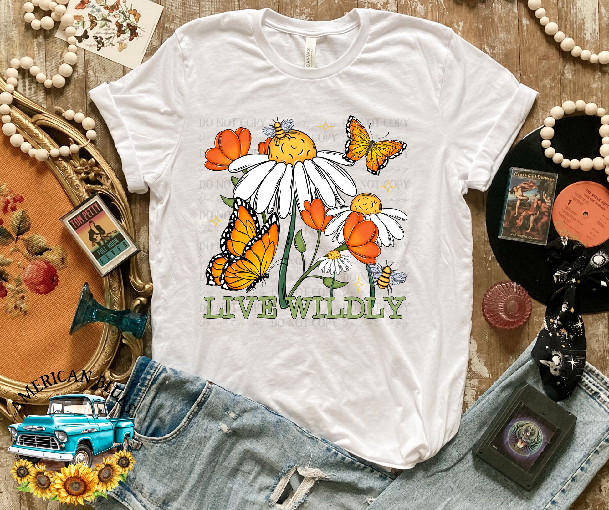 Live Wildly Digital Design | American Blues Designs