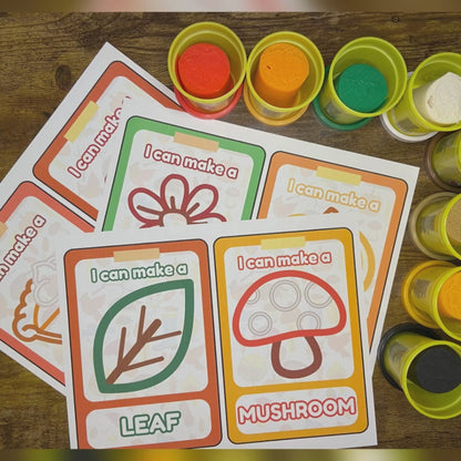 Fall Play Dough Mats