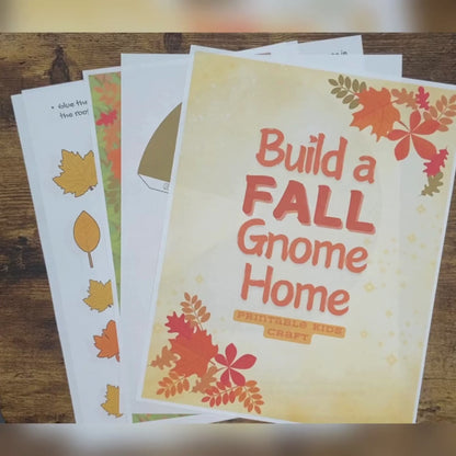 Build a Fall Gnome Home Craft