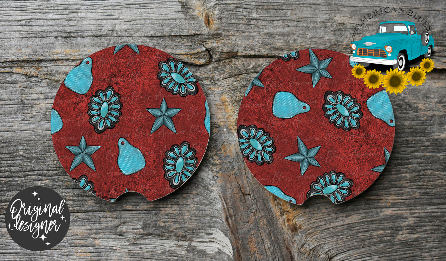 Rustic Red & Turquoise