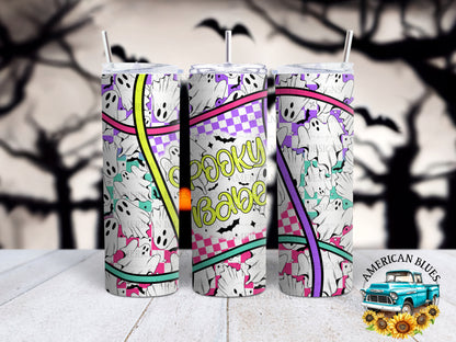 Spooky Babe- 20 oz tumbler wrap