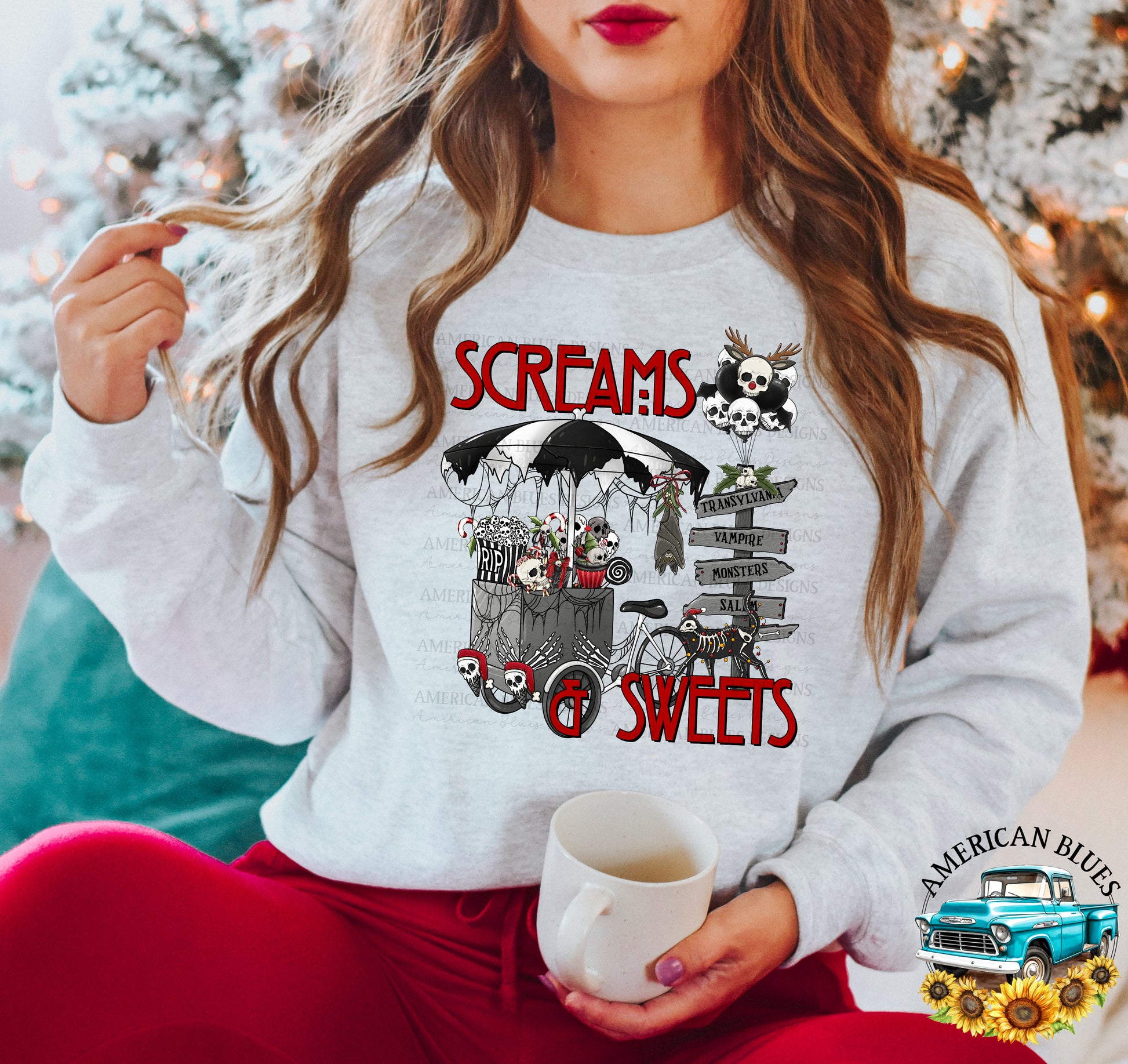 Screams & Sweets digital design | American Blues Designs