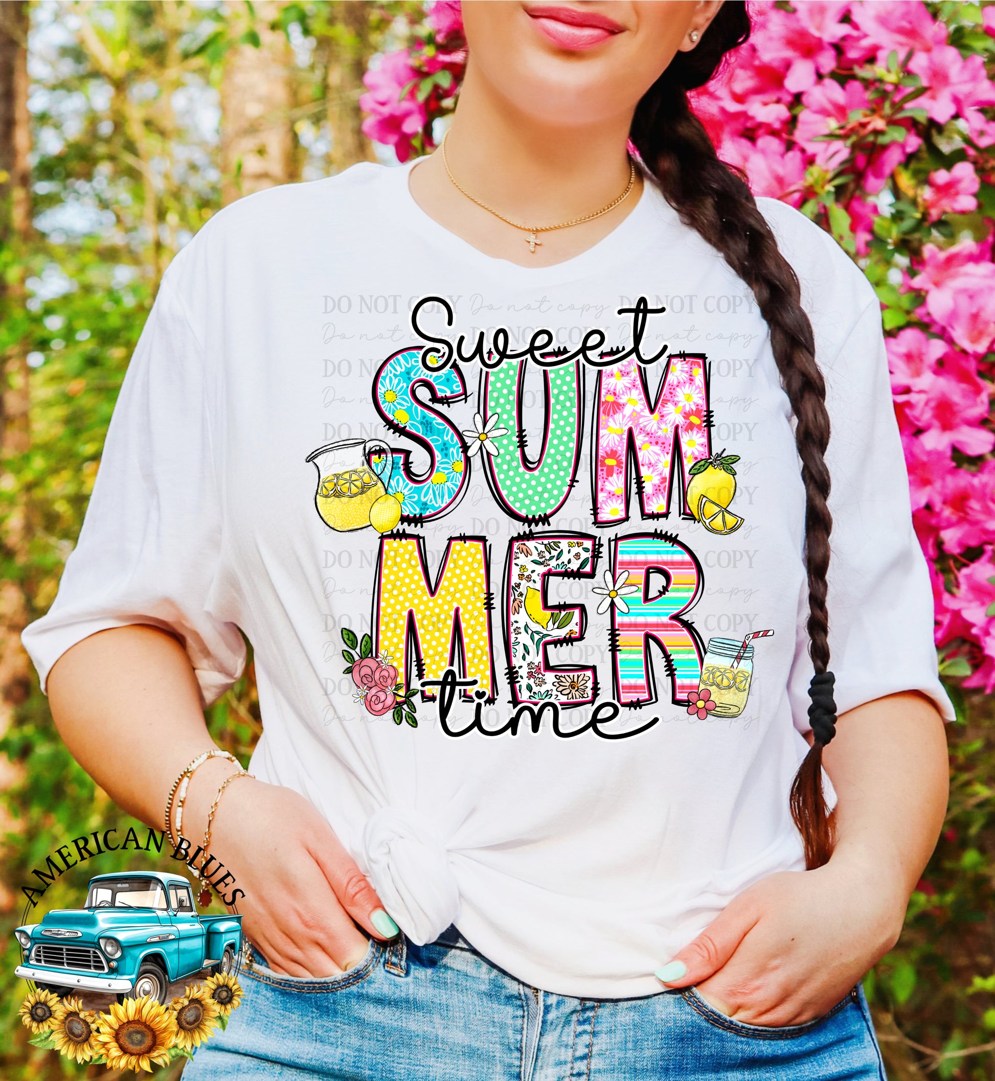 Sweet Summertime digital design | American Blues Designs