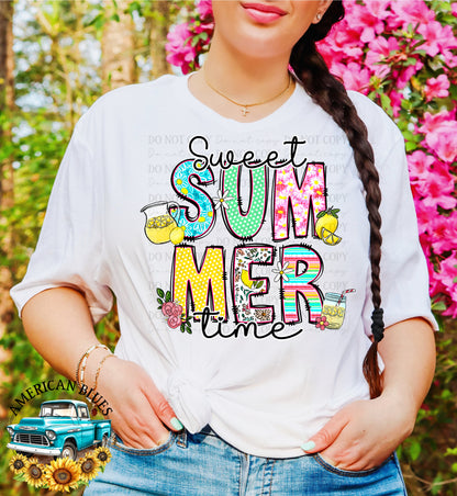 Sweet Summertime digital design | American Blues Designs