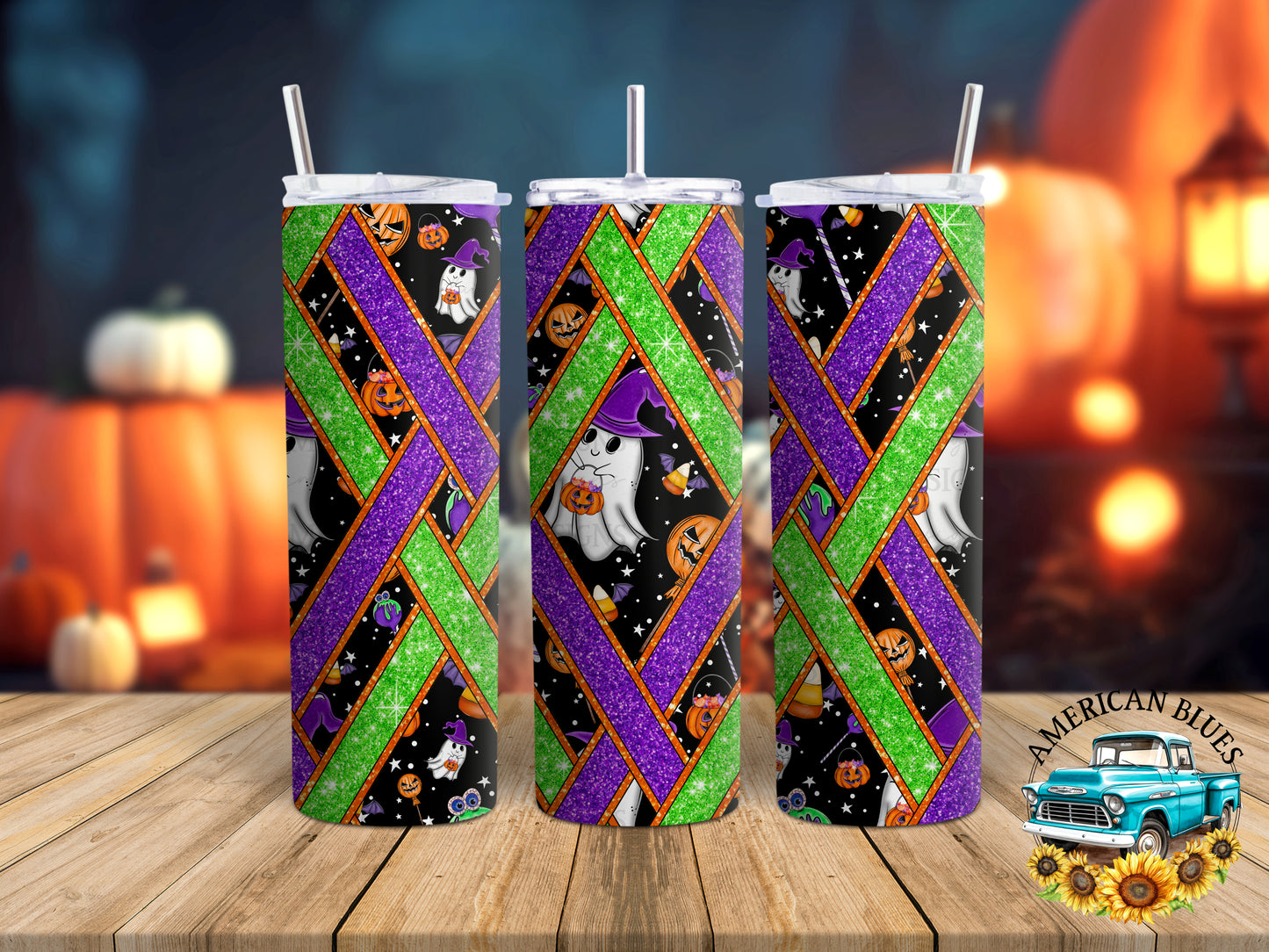 Spooky & Sweet version2- 20 oz tumbler wrap