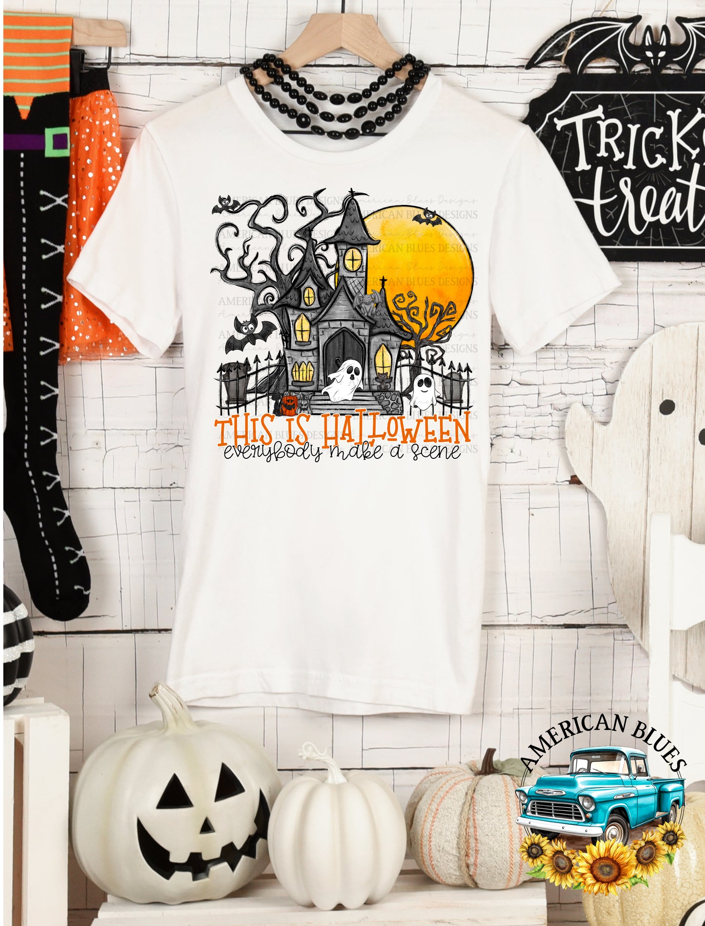 This is Halloween digital design | American Blues Designs