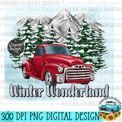 Winter Wonderland 20 oz tumbler wrap