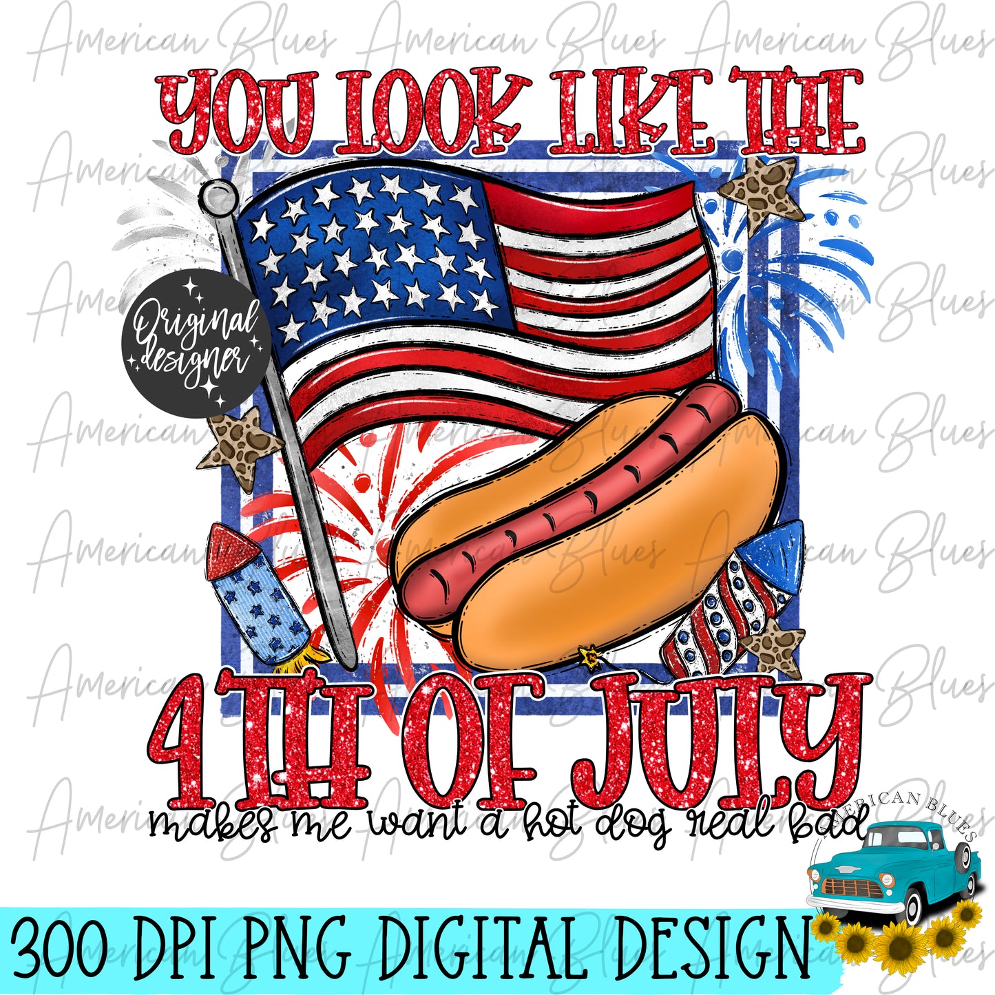 You look like the 4th of July