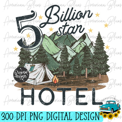 5 Billion star Hotel- distressed & regular version