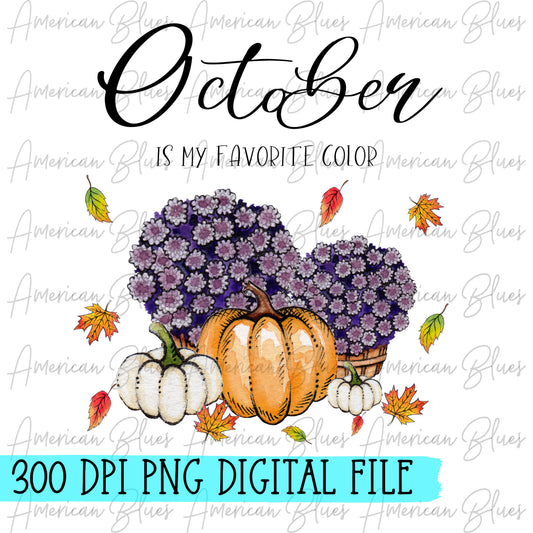 October is my favorite color