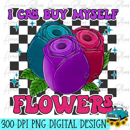 I can buy myself flowers- retro 1