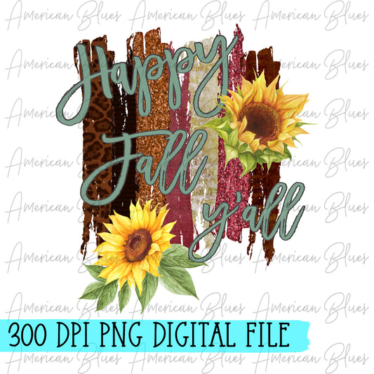 Happy Fall y'all-sunflowers